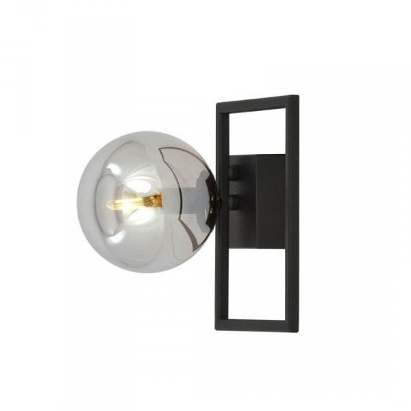 LAMPA SUFITOWA PLAFON CZARNY KLOSZ KULA EMIBIG IMAGO 1E BLACK/GRAFIT