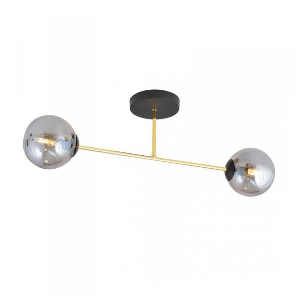 LAMPA SUFITOWA KULE SZKLANE DO POKOJU SALONU SYPIALNI EMIBIG MAGNUM 2 BL GRAFIT