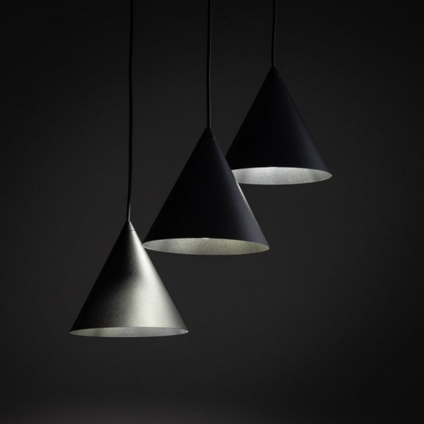 CONO BLACK LAMPA WISZĄCA 3 KOŁO S