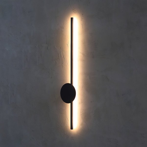 TK LIGHTING JAVA II BLACK 1439 KINKIET 1 NOWOCZESNY CZARNY LED MINIMALISTYCZNY