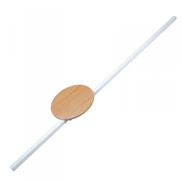 TK LIGHTING JAVA II WHITE WOOD 1440 KINKIET BIAŁY Z DREWNEM LED NOWOCZESNY