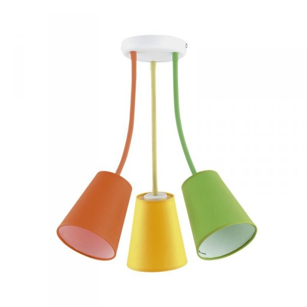 TK LIGHTING WIRE COLOUR LAMPA SUFITOWA 3 PŁ