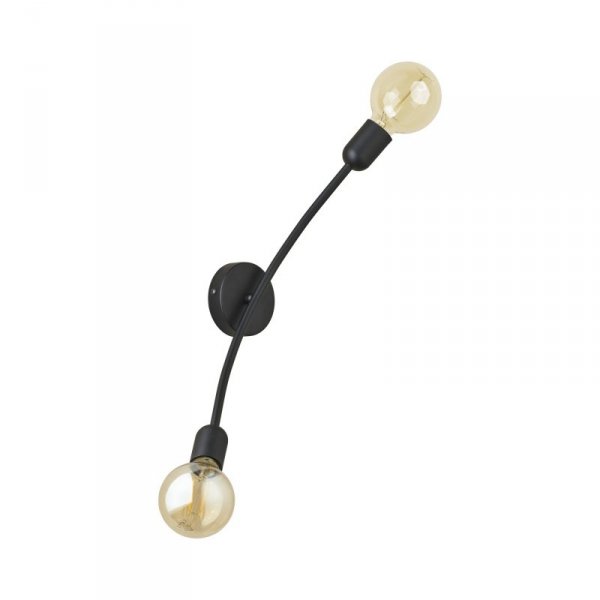 TK LIGHTING HELIX BLACK KINKIET 2 PŁ