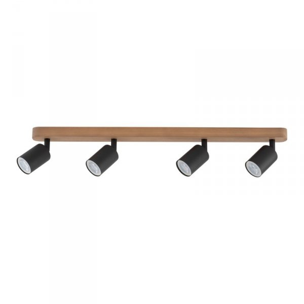 TK LIGHTING TOP WOOD BLACK LAMPA SUFITOWA 4 PŁ