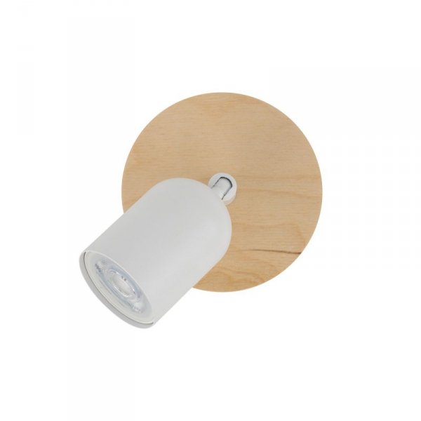 TK LIGHTING TOP WOOD WHITE 3294 LAMPA SUFITOWA PLAFON SPOT REFLEKTOR DREWNIANY BIAŁY