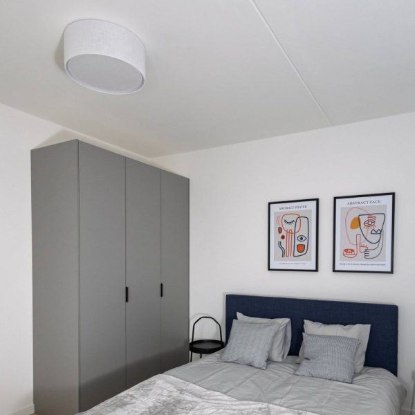TK LIGHTING RONDO WHITE 3330 LAMPA SUFITOWA PLAFON BIAŁY 30CM
