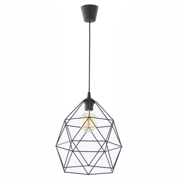 TK LIGHTING GALAXY BLACK 3455 LAMPA WISZĄCA DRUCIANA METALOWA CZARNA