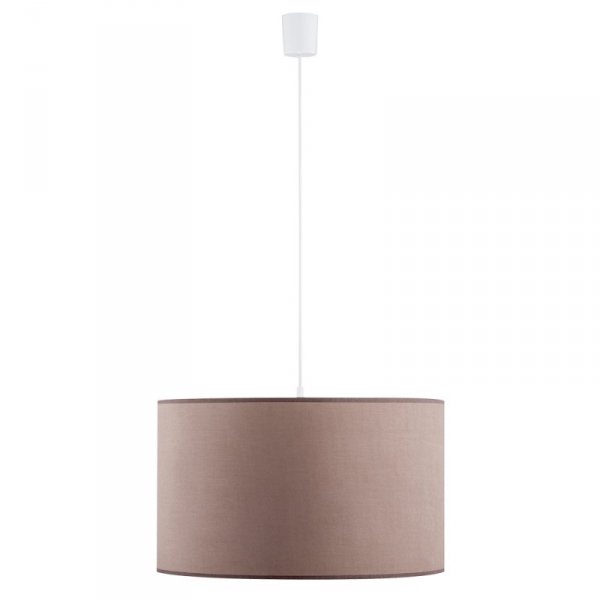 TK LIGHTING RONDO CAPPUCCINO 3466 LAMPA WISZĄCA Z BRĄZOWYM ABAŻUREM