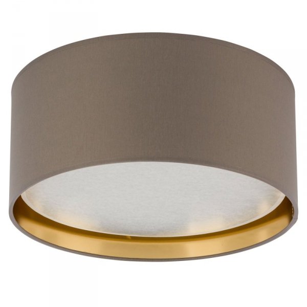 TK LIGHTING BILBAO BEIGE/GOLD 4404 LAMPA SUFITOWA PLAFON BEŻOWO ZŁOTY ABAŻUR 4404
