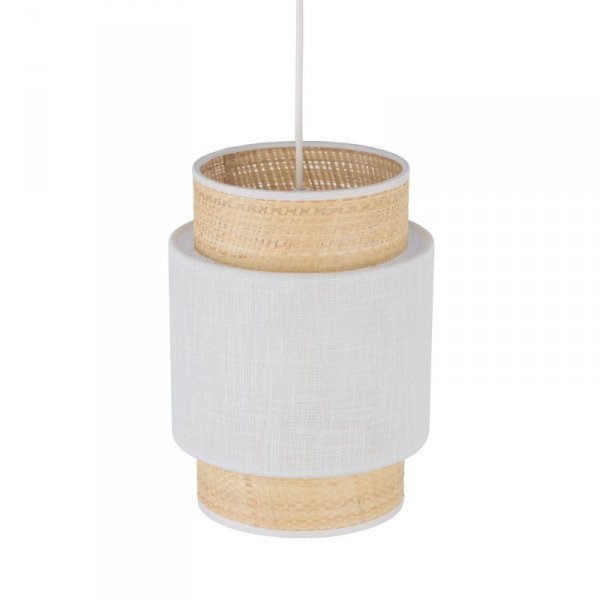 TK LIGHTING BOHO NEW WHITE 5652 LAMPA WISZĄCA BIAŁA RAFI NATURALNA EKO 