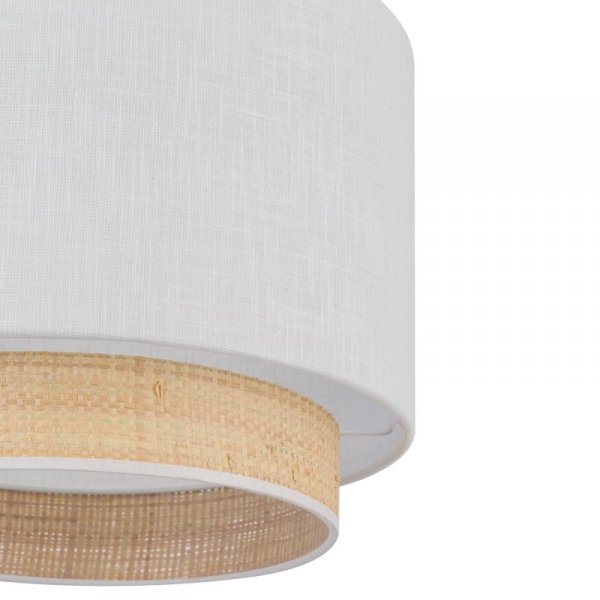 TK LIGHTING BOHO NEW WHITE 5653 LAMPA WISZĄCA BIAŁA RAFI NATURALNA EKO