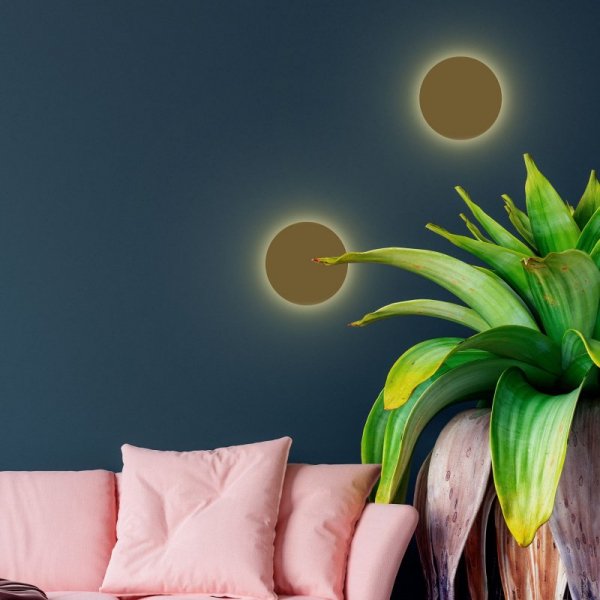 TK LIGHTING LUNA GOLD NEW 200 KINKIET 2 PŁ