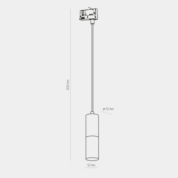 TK LIGHTING TRACER TRÓJOBWODOWY BLACK/GOLD 1 PŁ