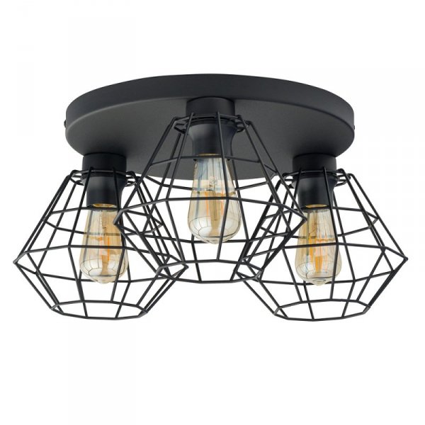 TK LIGHTING DIAMOND NEW BLACK LAMPA SUFITOWA 3 PL