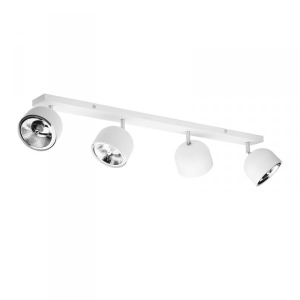 TK LIGHTING ALTEA WHITE LAMPA SUFITOWA 4 PŁ + ŻARÓWKI