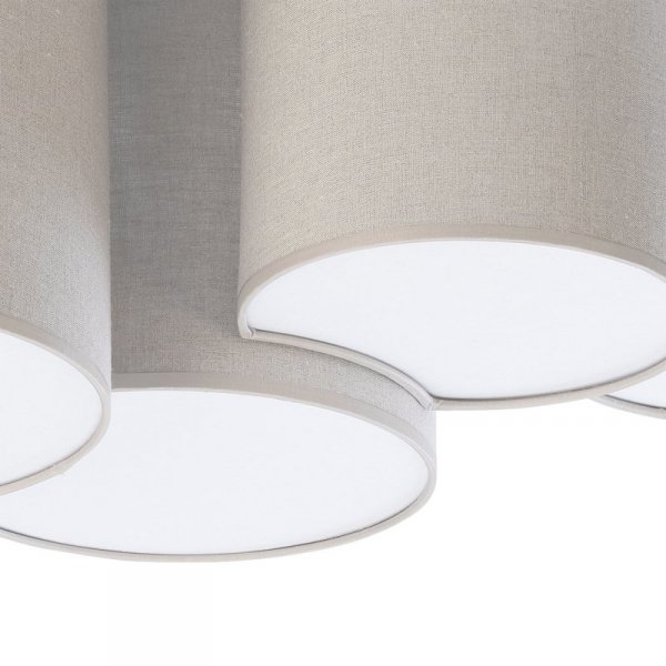 TK LIGHTING MONA NATURE LAMPA SUFITOWA 6593 PLAFON  W KOLORACH BEŻU NATURAL EKO