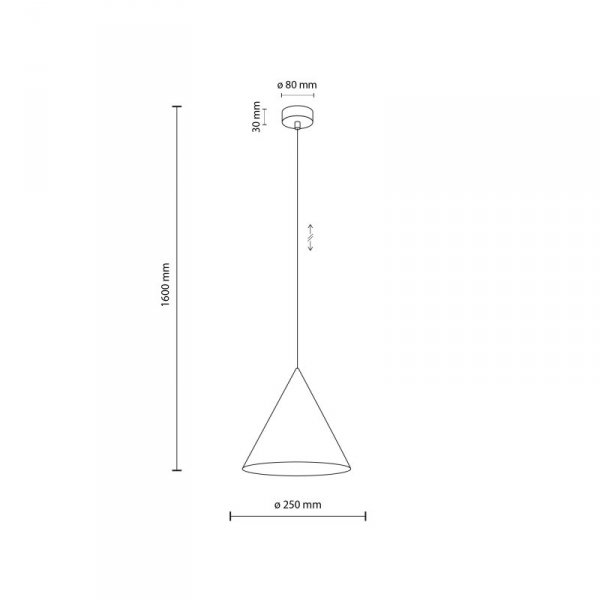 CONO MINT LAMPA WISZĄCA 1 M