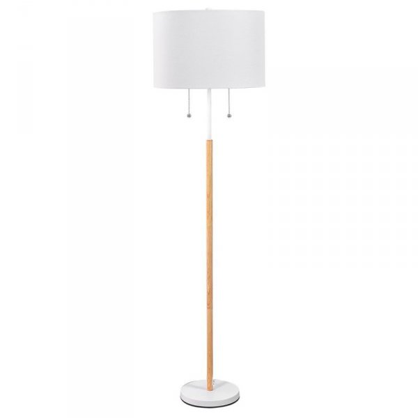 Lampa stojąca Fogo 2xE27 biała LP-0304/2F WH