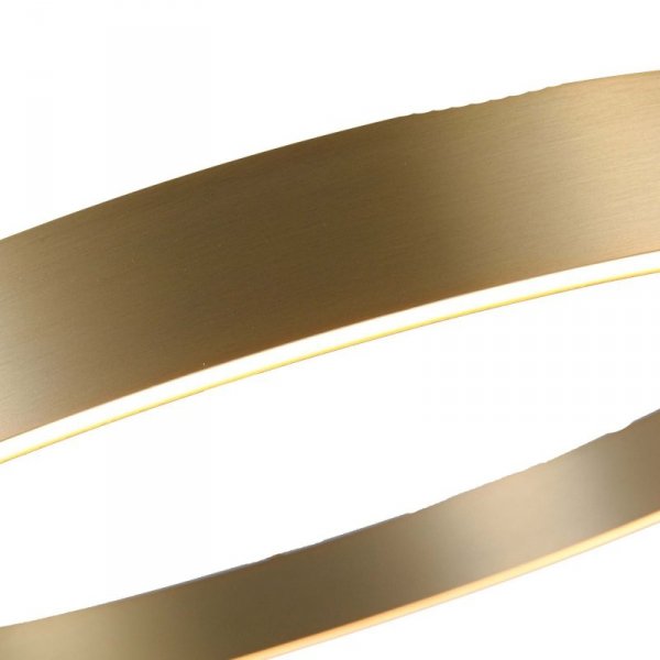 LIGHT PRESTIGE MIDWAY LAMPA WISZĄCA ZŁOTA RING KOŁO OBRĘCZ  LP-033/1P S GD Triangle