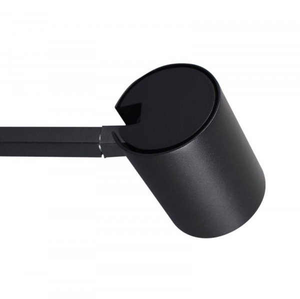 KINKIET CZARNY NA WYSIĘGNIKU Z WŁĄCZNIKIEM REGULOWANY LIGHT PRESTIGE SNOW  LP-731/1WL BK
