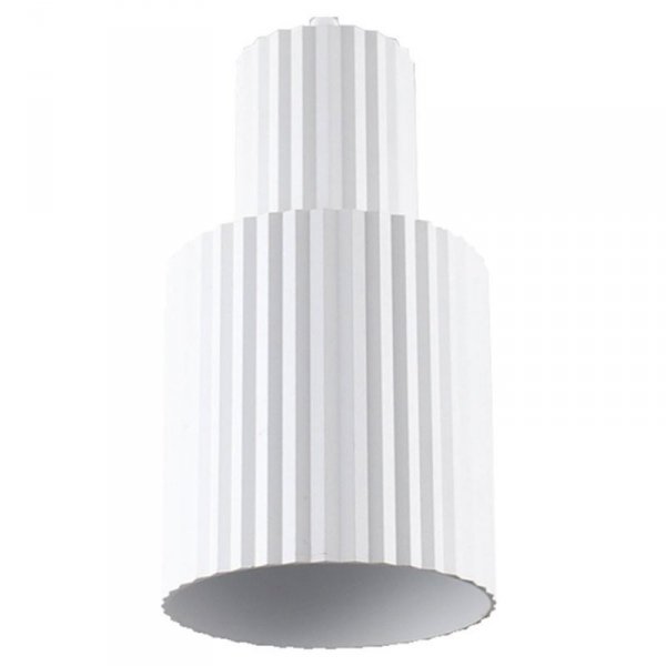 LAMPA WISZĄCA BIAŁA TUBA METALOWA NAD STÓŁ BAR WYSPĘ STOLIK LIGHT PRESTIGE TOKIO LP-787/1P L WH