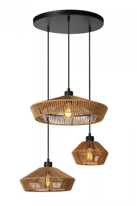 LAMPA W STYLU BOHO NATURAL EKO LUCIDE YUNKAI 10413/03/72