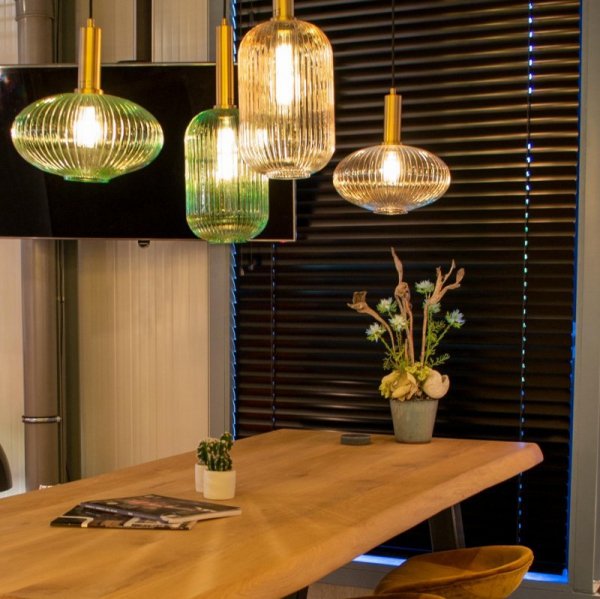 LAMPA WISZĄCA SZKLANA GLAMOUR NOWOCZESNA LUCIDE MALOTO 45386/20/62
