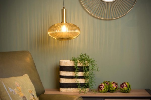 LAMPA WISZĄCA SZKLANA GLAMOUR NOWOCZESNA LUCIDE MALOTO 45386/30/62
