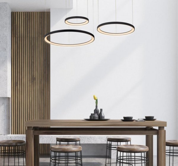 LAMPA WISZĄCA KOŁA RINGI NOWOCZESNA LED LUCIDE VIDAL 46403/99/30