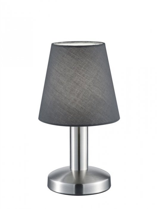 LAMPKA NOCNA STOŁOWA Z ABAŻUREM DOTYKOWA MATS II 599700142 TRIO