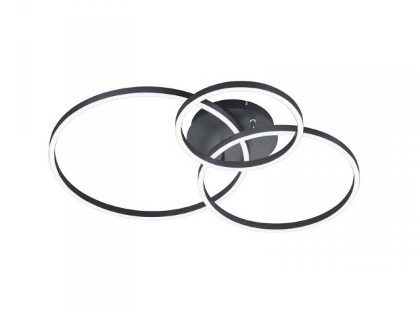LAMPA SUFITOWA PLAFON LED STEROWANY PILOTEM NOWOCZESNY DO SALONU SYPIALNI KUCHNI WINONA 670810632 TRIO