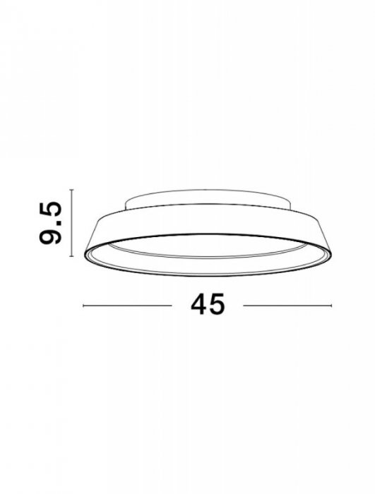 NOWOCZESNY PLAFON LED DO SALONU SYPIALNI KUCHNI KORYTARZA LUCES EXCLUSIVAS CHALCO LE42831
