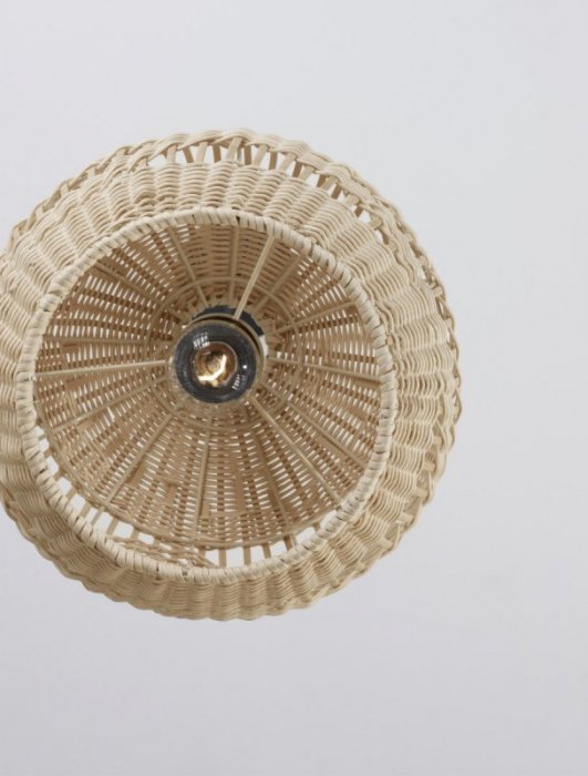 LAMPA WISZĄCA NATURAL EKO RATTANOWA DO SALONU JADALNI KUCHNI W STYLU BOHO LUCES EXCLUSIVAS REYNOSA LE42945