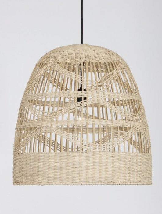 LAMPA WISZĄCA NATURAL EKO RATTANOWA DO SALONU JADALNI KUCHNI W STYLU BOHO LUCES EXCLUSIVAS REYNOSA LE42947