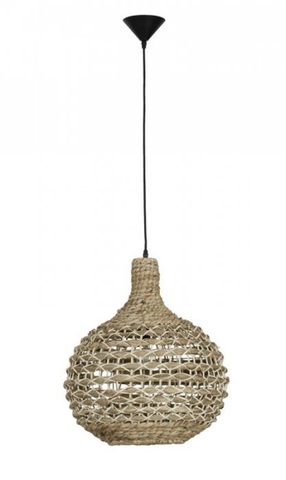 LAMPA WISZĄCA NATURAL EKO RATTANOWA DO SALONU JADALNI KUCHNI W STYLU BOHO  LUCES EXCLUSIVAS PARANA LE42951