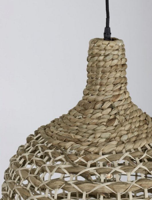LAMPA WISZĄCA NATURAL EKO RATTANOWA DO SALONU JADALNI KUCHNI W STYLU BOHO  LUCES EXCLUSIVAS PARANA LE42951