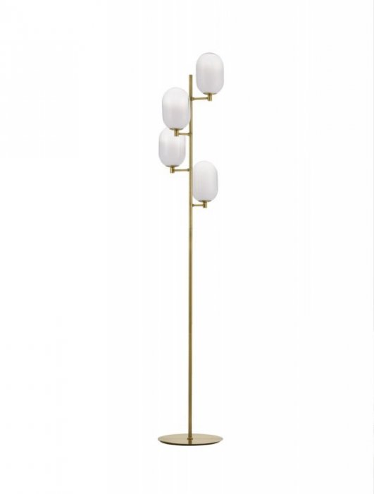 LAMPA PODŁOGOWA STOJĄCA STARE ZŁOTO MOSIĄDZ LUCES EXCLUSIVAS BADESI LE43354