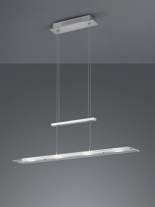 SZKLANA LAMPA LED NAD STÓŁ DO SALONU JADALNI KUCHNI RL MILOS R32004107 REALITY LEUCHTEN