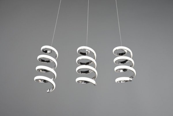 LAMPA NOWOCZESNA LED CHROM SPIRALA LAOLA R34183106 REALITY LEUCHTEN