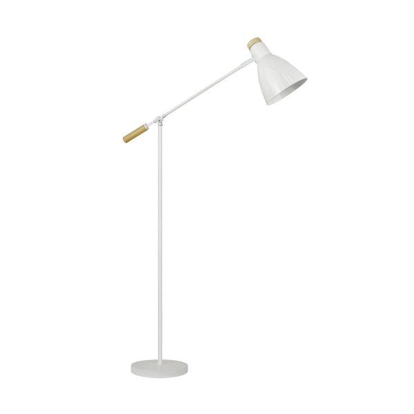 ZUMA LINE P15079-1F JOSE LAMPA PODŁOGOWA W STYLU SKANDYNAWSKIM BIAŁA 