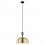ITALUX EMERALD MDM-3270-1 BK+GD BRO LAMPA WISZĄCA ZŁOTA NOWOCZESNA DO SALONU 