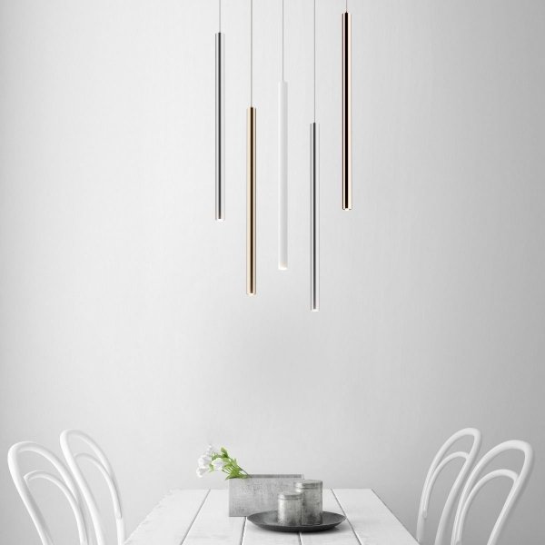 ZUMA LINE P0461-01A-L8L8 LOYA LAMPA WISZĄCA CZARNA TUBA NAD STÓŁ