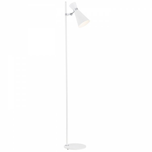 ARGON ARGON LUKKA 3891 LAMPA PODŁOGOWA 1 PŁ. BIAŁY STRUKTURA, EL. CHROMOWANE