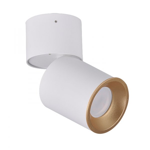 GOLDLUX POLUX NIXA GU10 314260 OPRAWA NATYNKOWA RUCHOMA BIAŁO ZŁOTA SPOT REGULOWANY