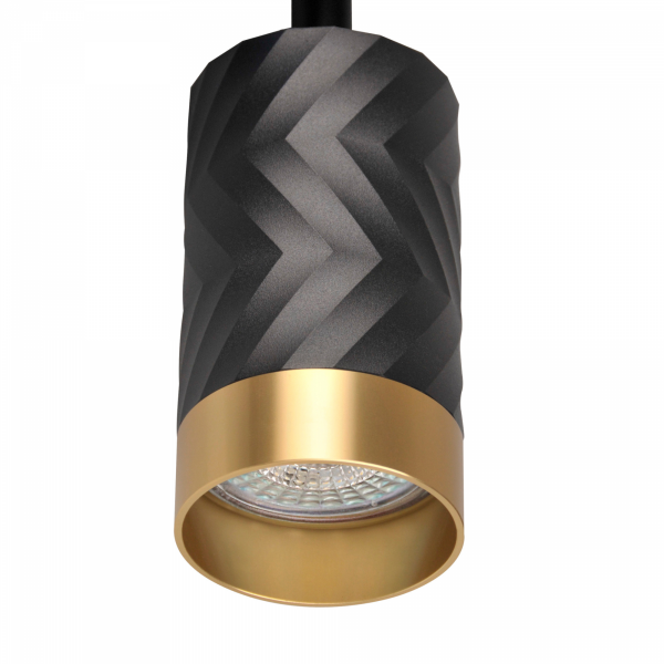 GOLDLUX POLUX ARRAS 323552 KINKIET PLAFON SPOT REFLEKTOR DEKORACYJNY CZARNO ZŁOTY