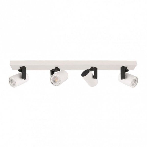 ITALUX MOLA SPL-2846-4 WH REFLEKTOR SPOT REGULOWANY NOWOCZESNY BIAŁY CZARNY DO SALONU