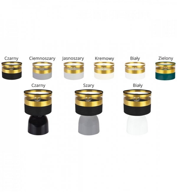 Lampka stołowa nocna - INTENSE GOLD NELI 2281/1 LIGHT HOME