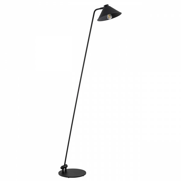 LAMPA PODŁOGOWA STOJĄCA INDUSTRIALNA CZARNA METALOWA LOFT ARGON GABIAN 4999