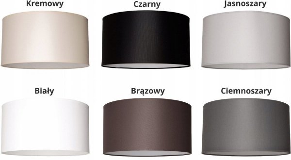 LAMPKA NOCNA DRUCIANA Z ABAŻUREM KOLORY TUBE HOME LIGHT HOME