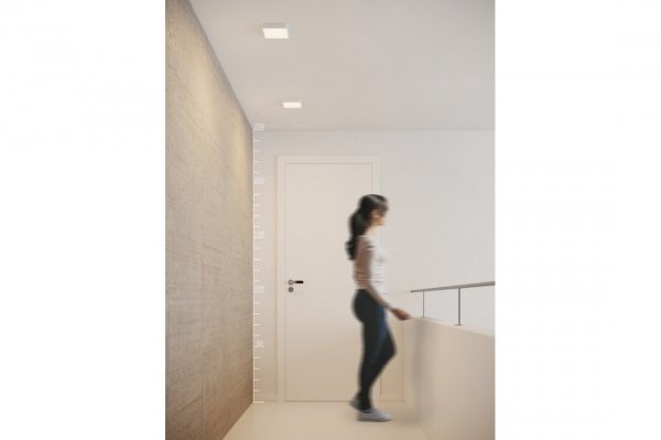 AZZARDO SLIM SQUARE 15 AZ2837 LAMPA WPUSTOWA BIAŁA ŚREDNIA 3000K